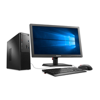 聯想揚天M4000e臺式機搭配雙19.5英寸顯示器 入門級高效辦公解決方案